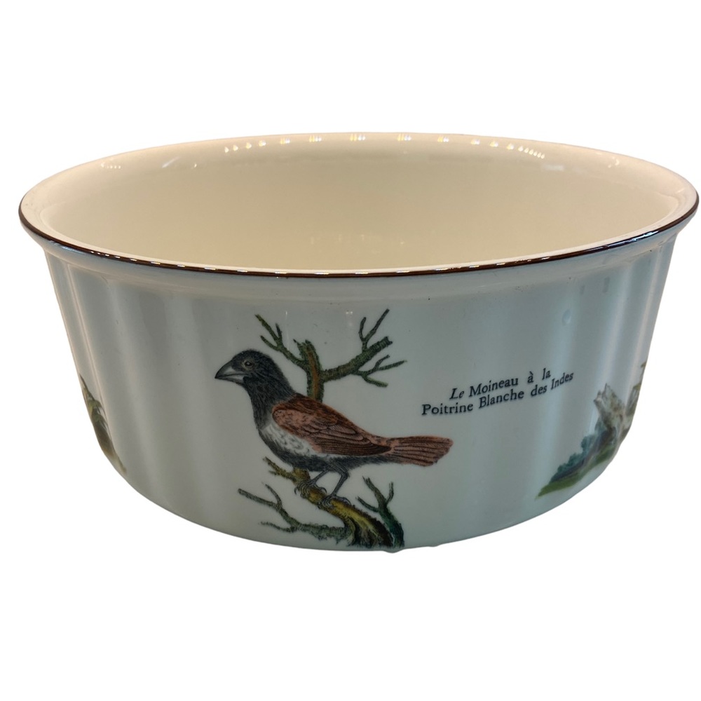 Villeroy & Boch Vilbofour Paradiso oven to table bowl, white with birds